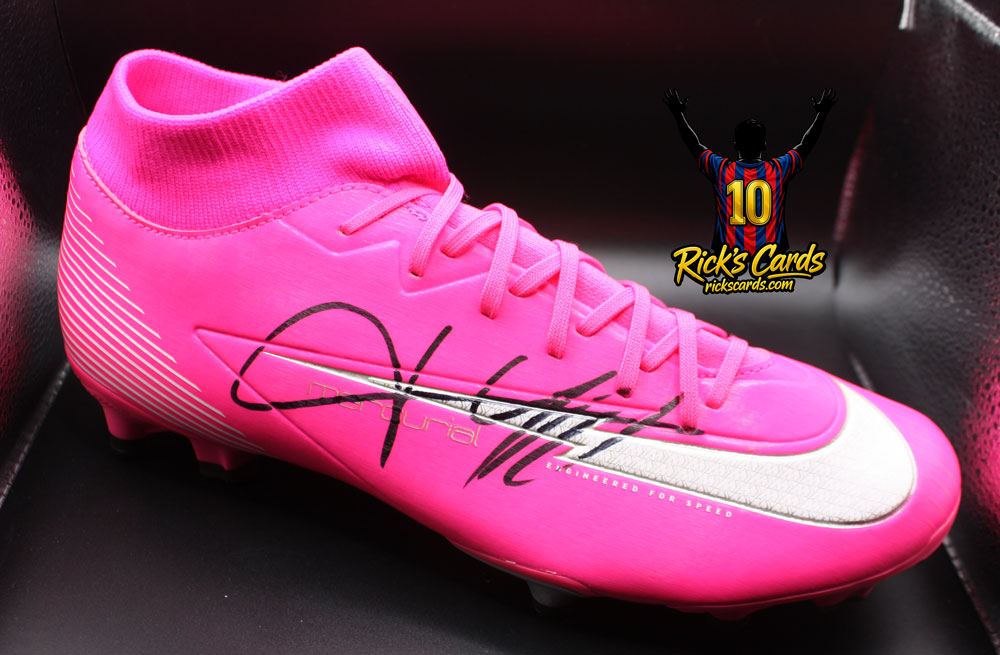 2020 Kylian Mbappe Autographed Nike Mercurial Superfly 7 Pair Boots